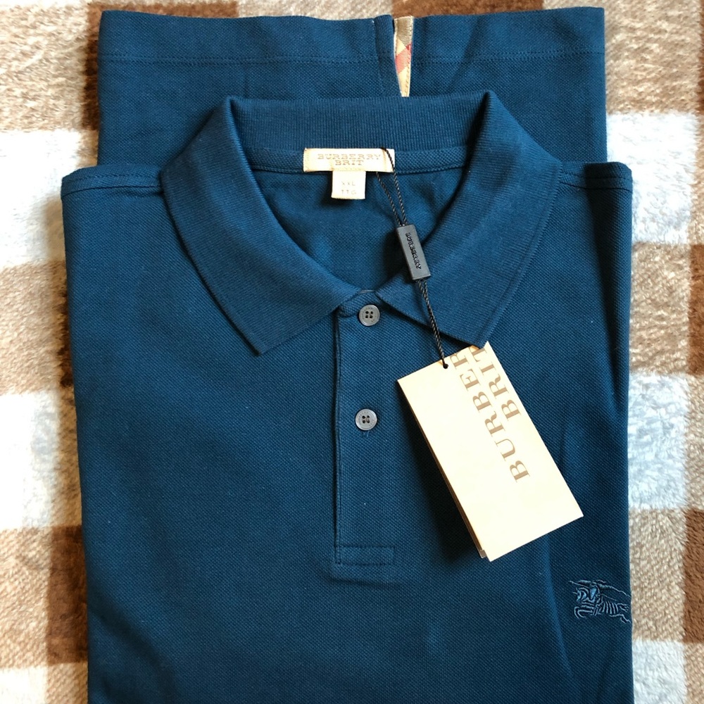 NWTs MENS Burberry Brit polo shirt  XXL TTG